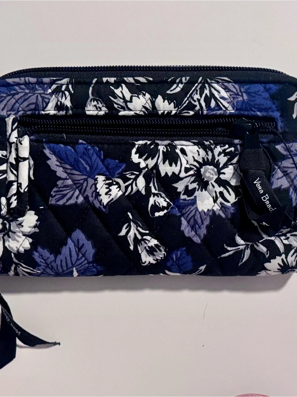 Vera Bradley Purple Floral Quilted Wallet - Picture 3 of 4